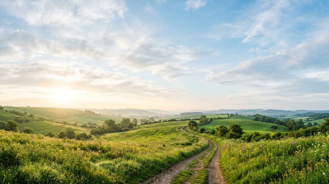 Atmospheric Landscape Background